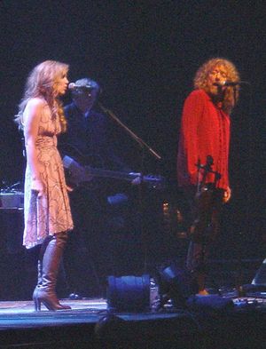 Alison Krauss and Robert Plant