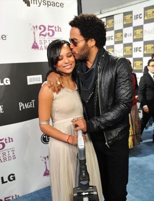 Lenny Kravitz and Zoë Kravitz