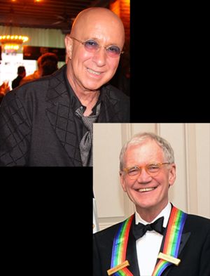 Paul Shaffer and David Letterman