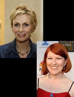 Jane Lynch and Kate Flannery