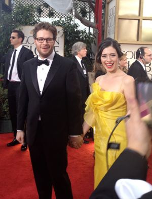 Seth Rogen and Lauren Miller