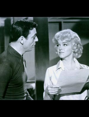 Yves Montand and Marilyn Monroe