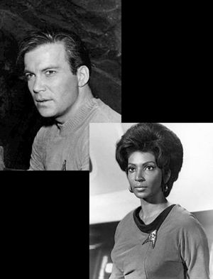 William Shatner and Nichelle Nichols