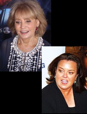 Barbara Walters and Rosie O’Donnell