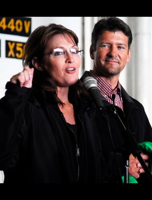 Sarah and Todd Palin