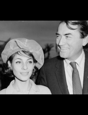 Gregory Peck and Veronique Passani