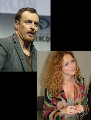 Toby Stephens and Anna-Louise Plowman