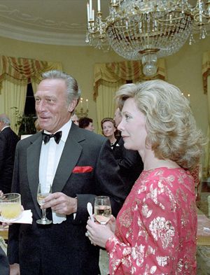 Christopher Plummer and Elaine Taylor