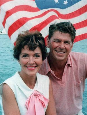 Nancy Reagan and Ronald Reagan