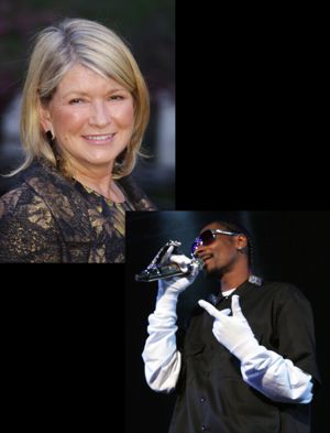 Martha Stewart and Snoop Dogg