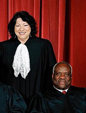 Sonia Sotomayor and Clarence Thomas