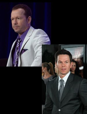 Donnie Wahlberg and Mark Wahlberg