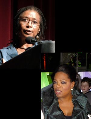 Alice Walker and Oprah Winfrey