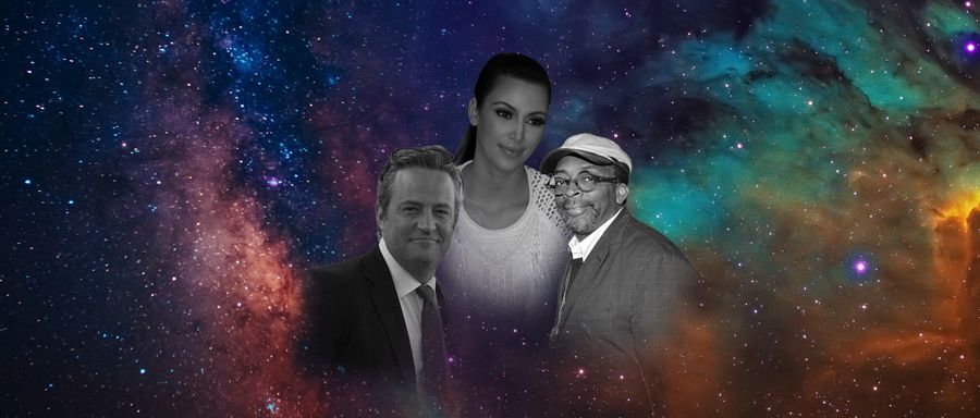 Kim Kardashian, Spike Lee, and Matthew Perry